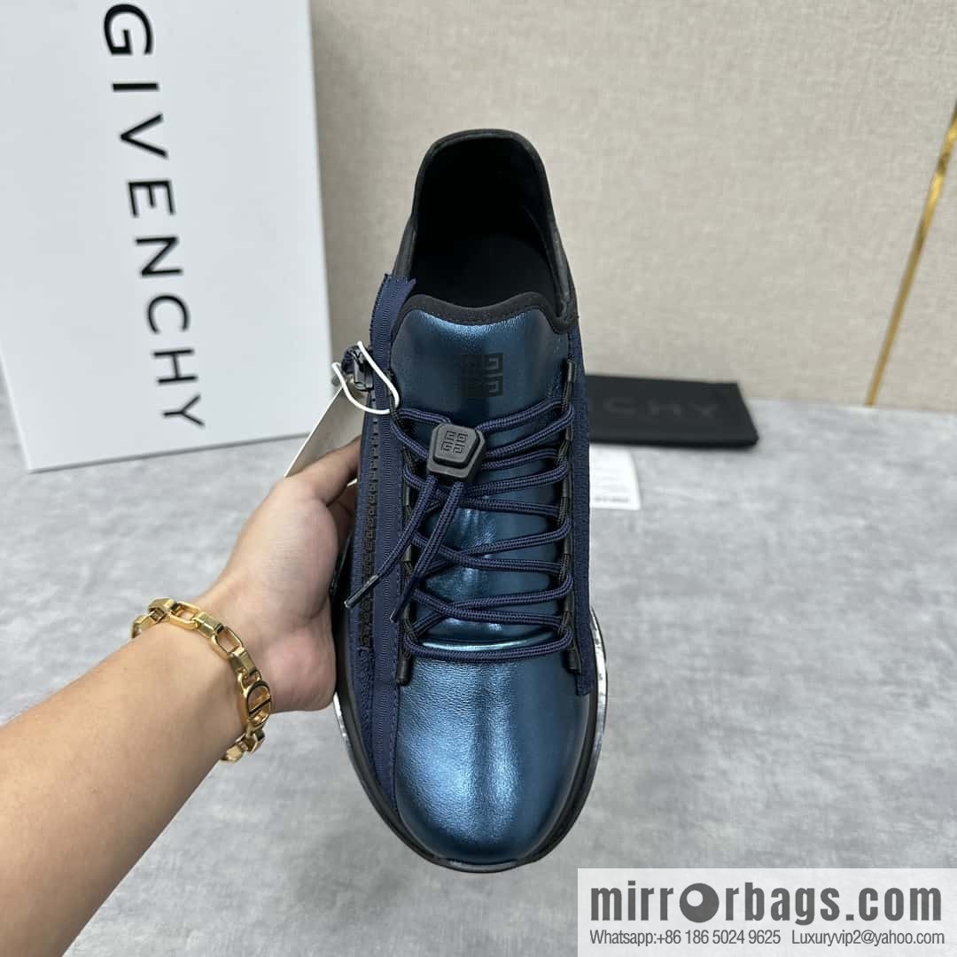 💋💍GVX New Givench * Jifan~ Xi SPECTRE Jogging Low Top Zipper Casual Shoes Sneakers