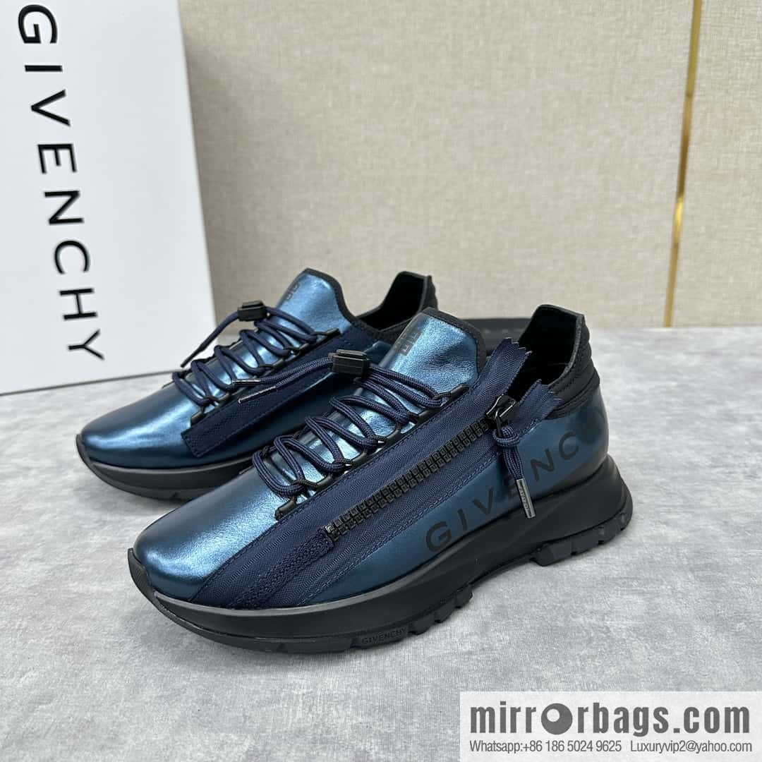 💋💍GVX New Givench * Jifan~ Xi SPECTRE Jogging Low Top Zipper Casual Shoes Sneakers