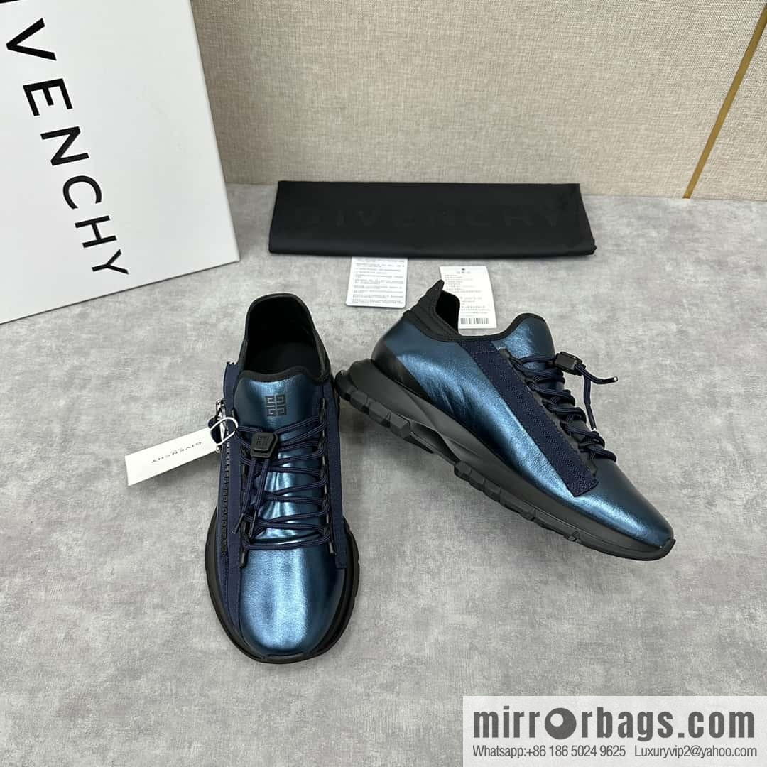 💋💍GVX New Givench * Jifan~ Xi SPECTRE Jogging Low Top Zipper Casual Shoes Sneakers