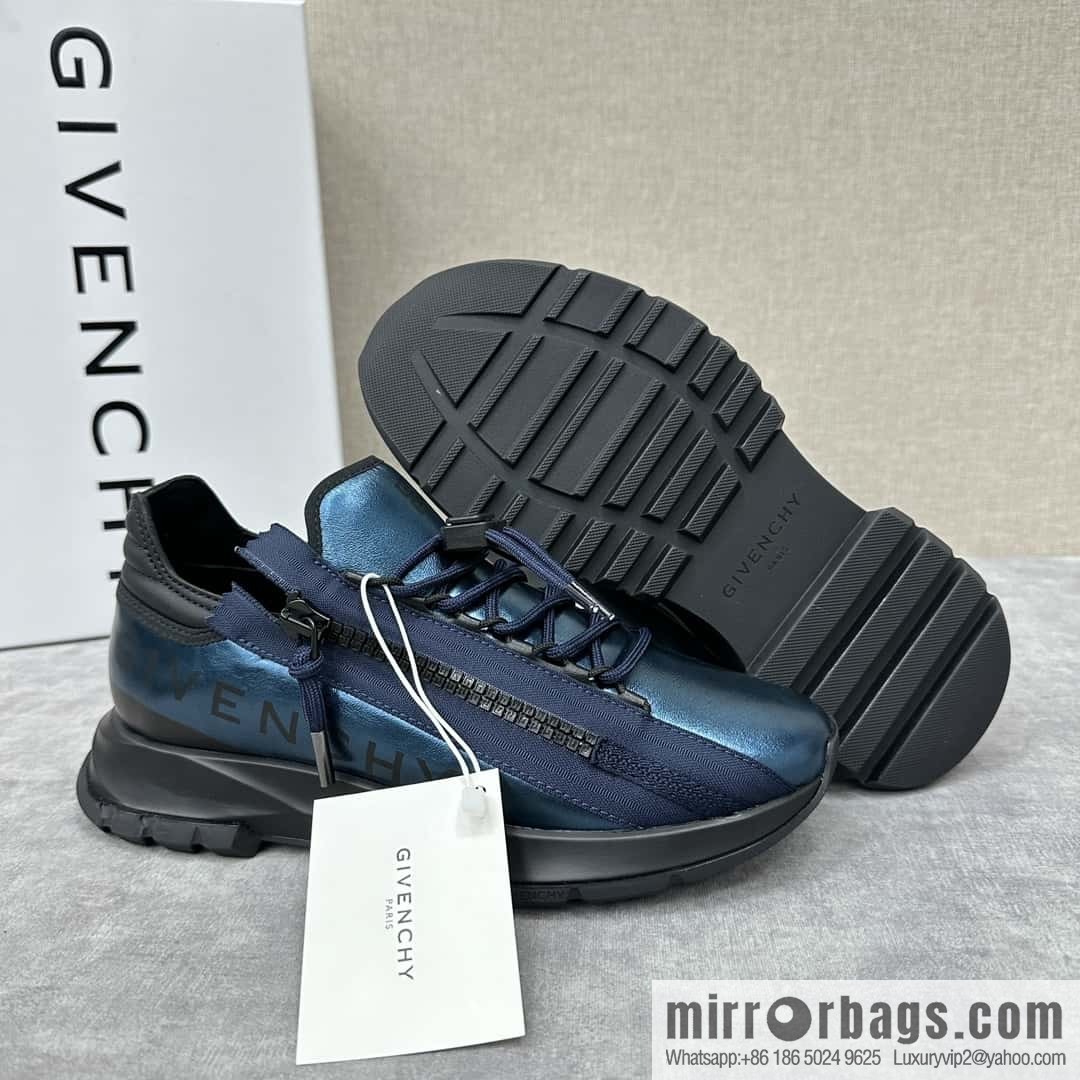 💋💍GVX New Givench * Jifan~ Xi SPECTRE Jogging Low Top Zipper Casual Shoes Sneakers