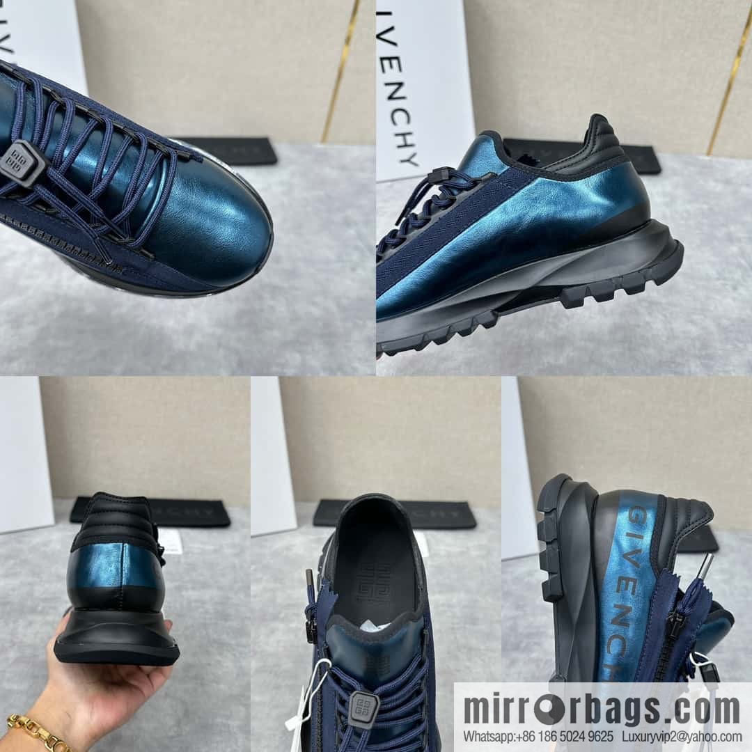 💋💍GVX New Givench * Jifan~ Xi SPECTRE Jogging Low Top Zipper Casual Shoes Sneakers