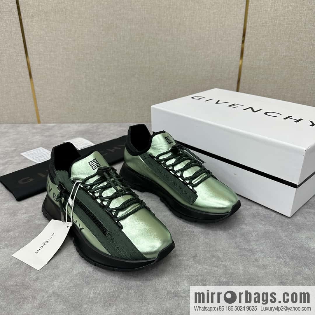 💋💍GVX New Givench * Jifan~ Xi SPECTRE Jogging Low Top Zipper Casual Shoes Sneakers