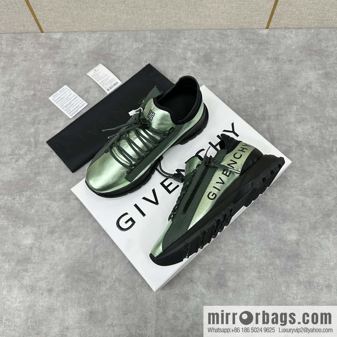 💋💍GVX New Givench * Jifan~ Xi SPECTRE Jogging Low Top Zipper Casual Shoes Sneakers