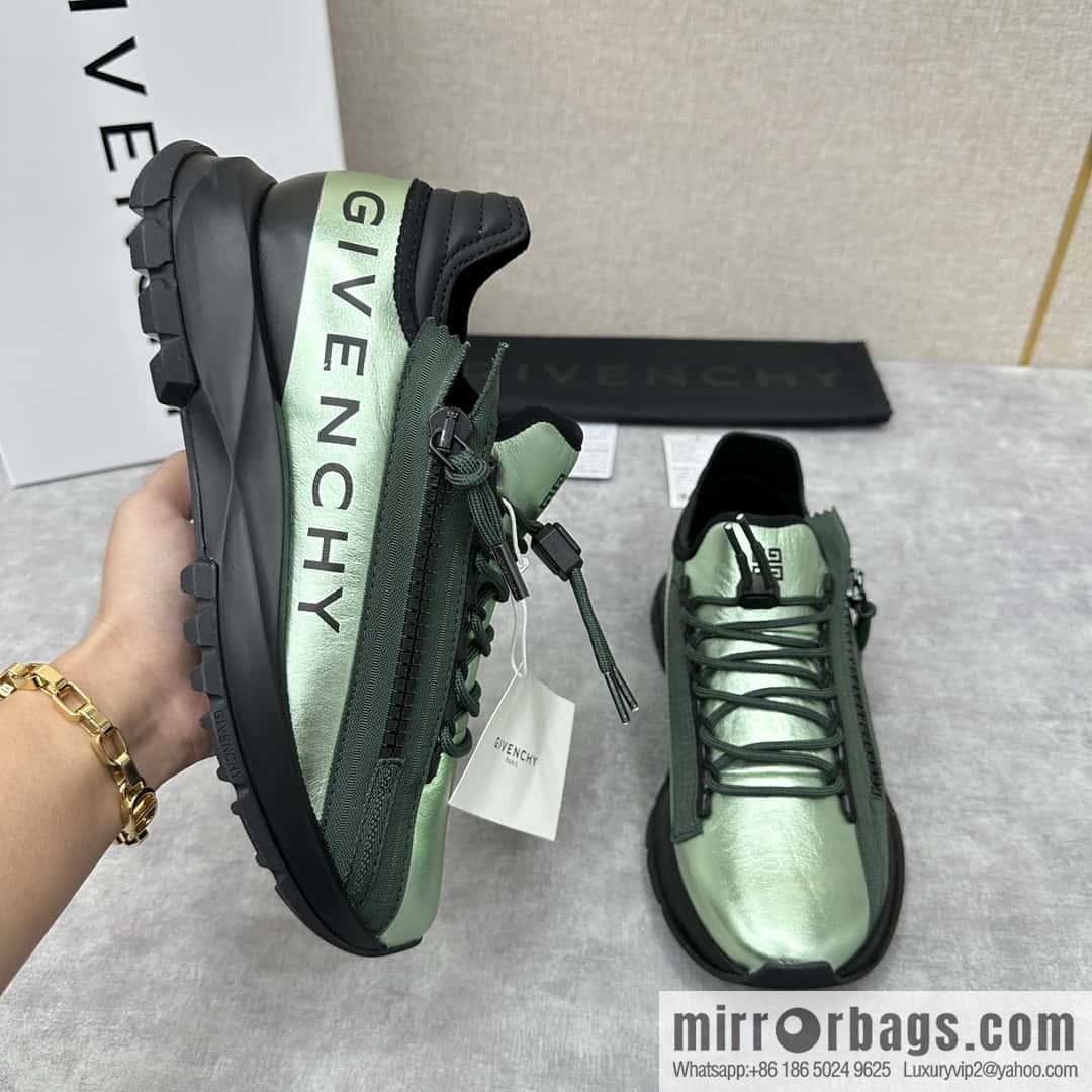 💋💍GVX New Givench * Jifan~ Xi SPECTRE Jogging Low Top Zipper Casual Shoes Sneakers