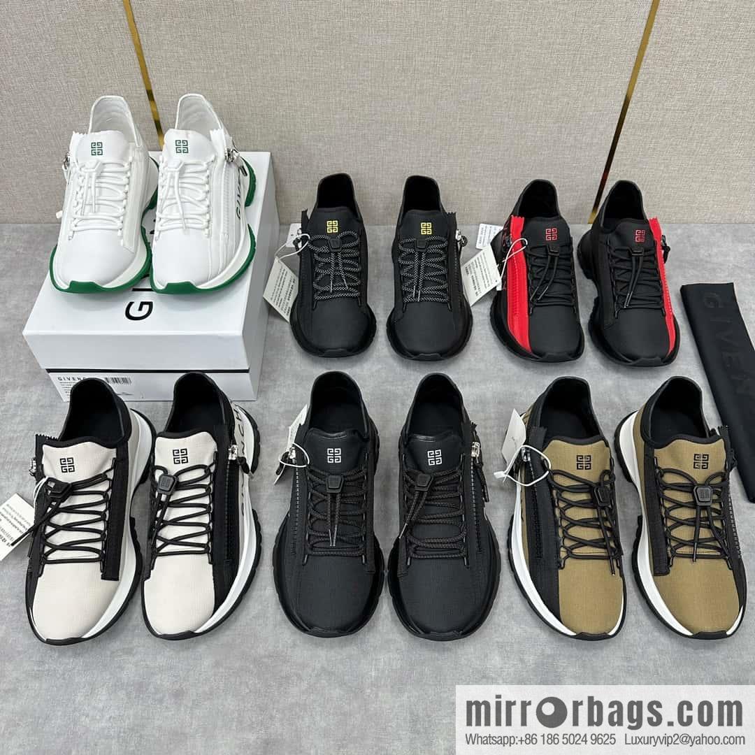💋💍GVX New Givench * Jifan~ Xi SPECTRE Jogging Low Top Zipper Casual Shoes