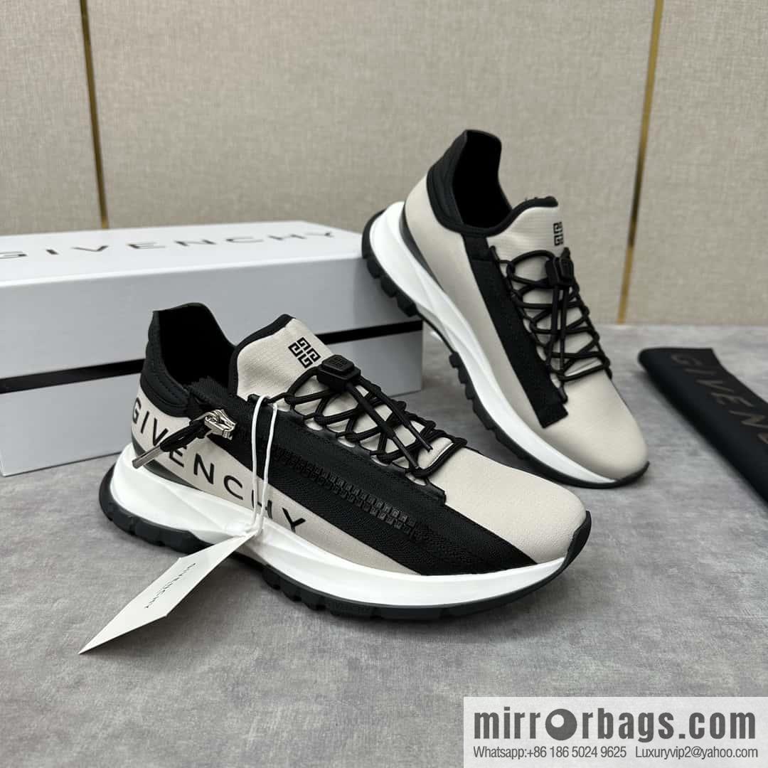 💋💍GVX New Givench * Jifan~ Xi SPECTRE Jogging Low Top Zipper Casual Shoes