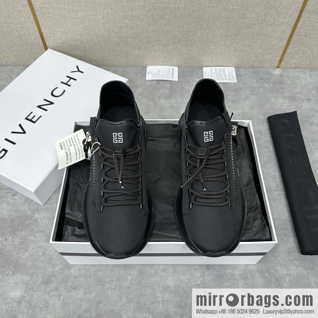 💋💍GVX New Givench * Jifan~ Xi SPECTRE Jogging Low Top Zipper Casual Shoes