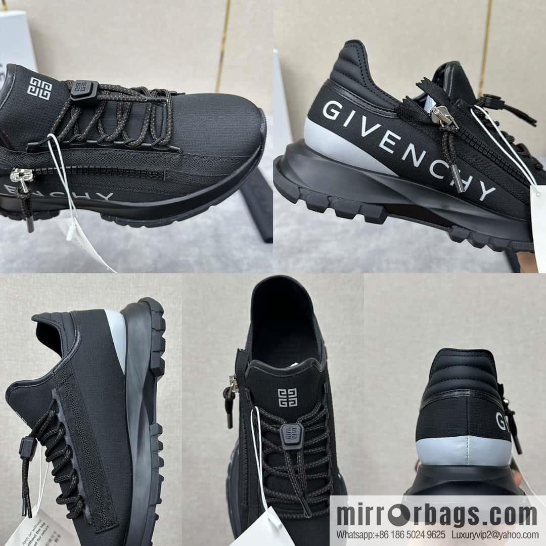 💋💍GVX New Givench * Jifan~ Xi SPECTRE Jogging Low Top Zipper Casual Shoes