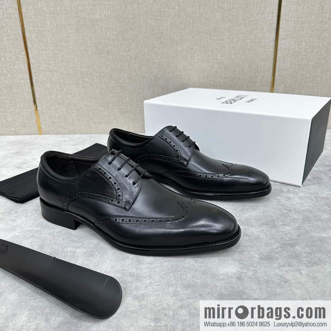 💋💍Berlut Bruti, new men's hand-polished formal leather shoes