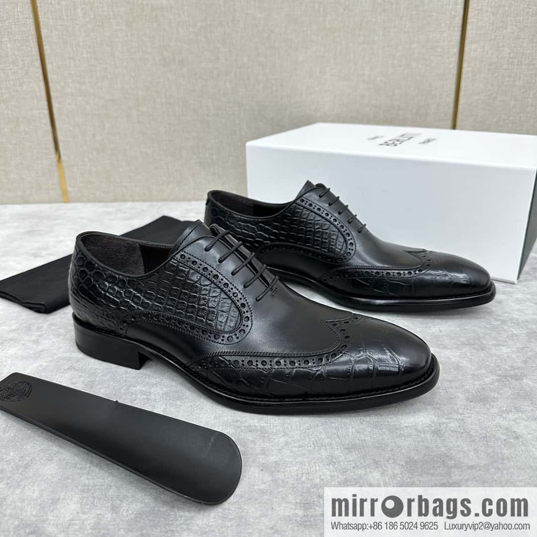 💋💍Berlut Bruti, new men's hand-polished formal leather shoes