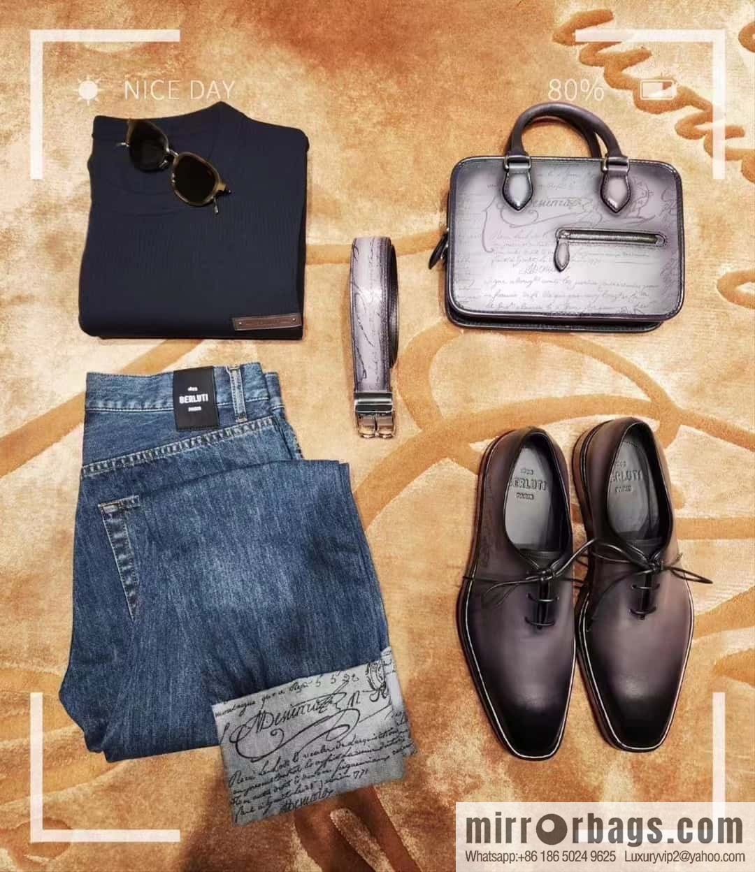 💋💍BERLUT * BRUTI ALTO Gloves Oxford