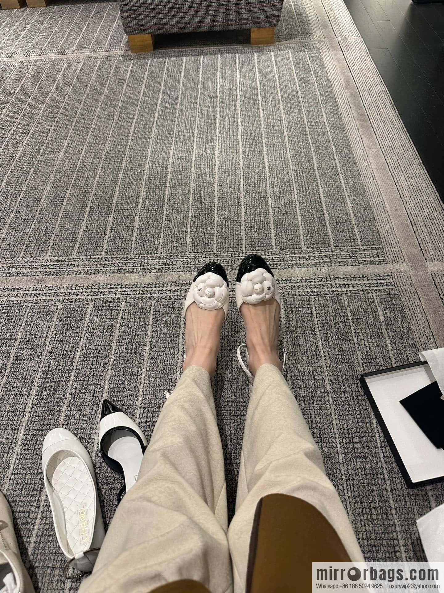 CHANEL Xiaoxiang Early Spring Camellia 🥰 Hollow Mary Jane Sandals