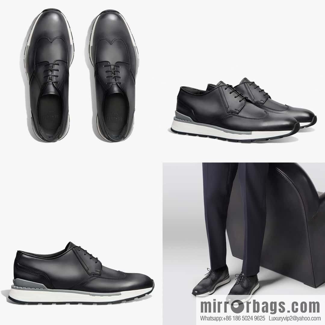 ๐๐Berlut Bruti, Upgraded 4th Generation Private Model Outsole Fast Track Leather Sneakers