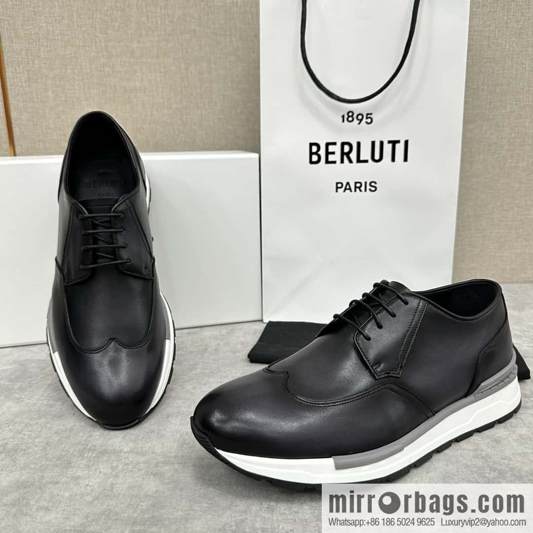 ๐๐Berlut Bruti, Upgraded 4th Generation Private Model Outsole Fast Track Leather Sneakers