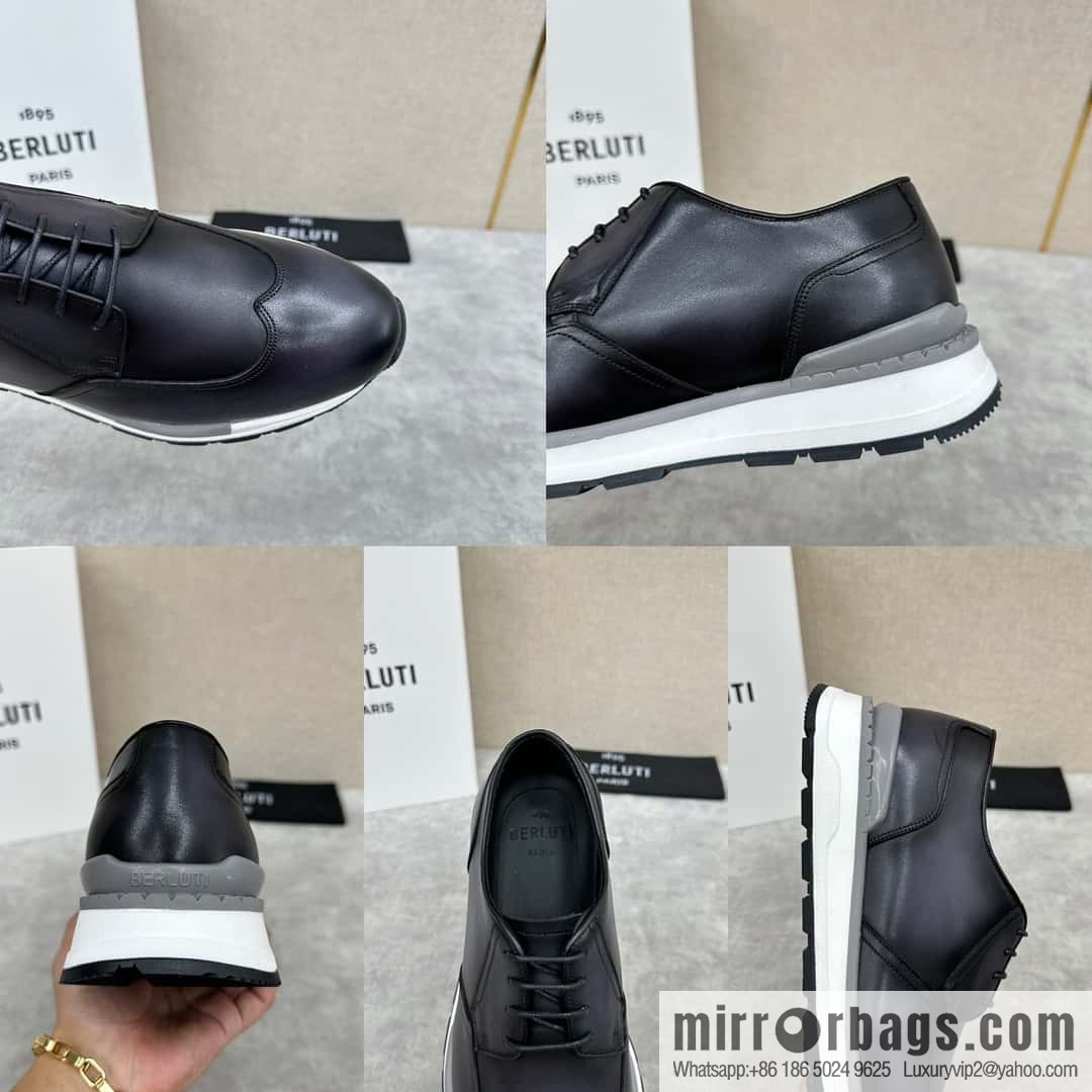 ๐๐Berlut Bruti, Upgraded 4th Generation Private Model Outsole Fast Track Leather Sneakers