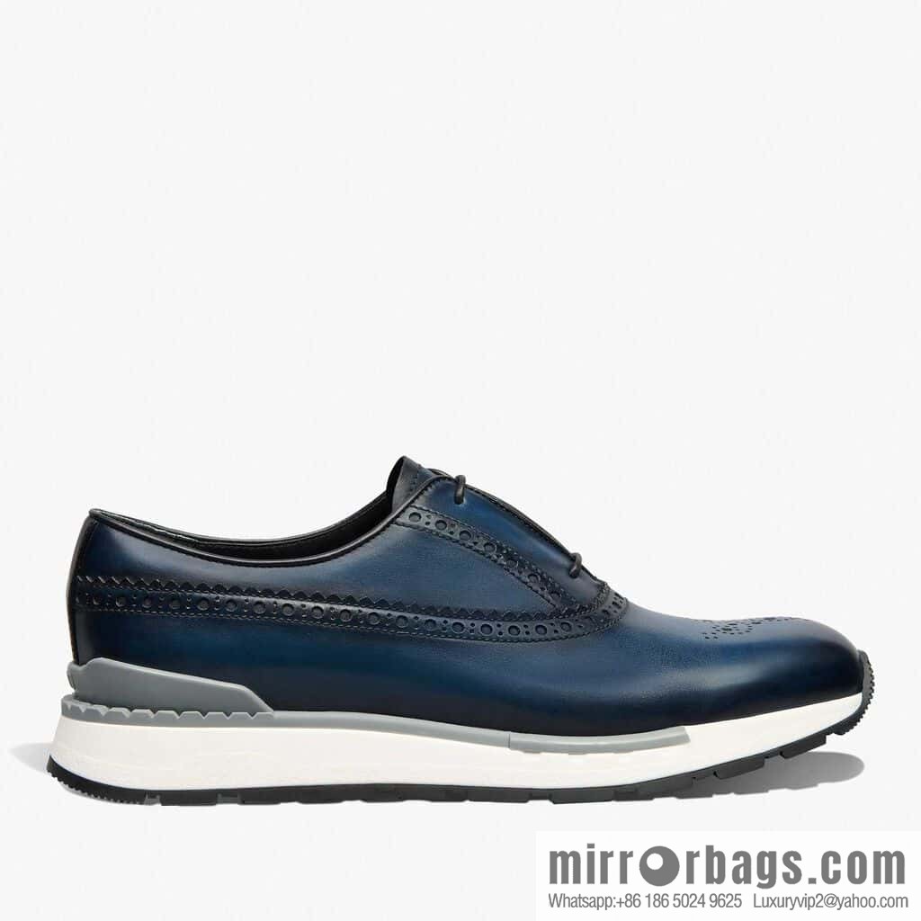 💋💍Berlut Bruti, Upgraded 4th Generation Private Model Outsole Fast Track Leather Sneakers