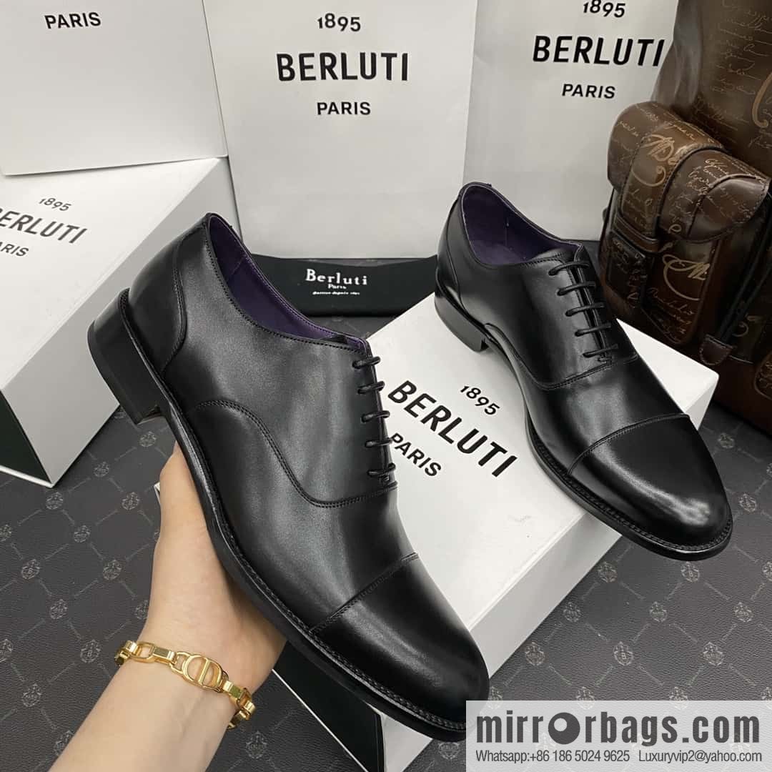 Hot Sale Returns Burlut Galet Hand Polished Cowhide Oxford Shoes