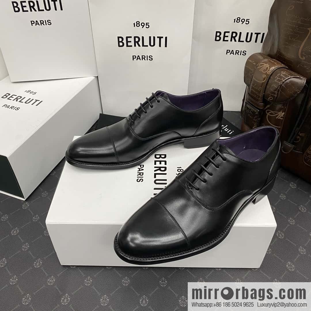 Hot Sale Returns Burlut Galet Hand Polished Cowhide Oxford Shoes