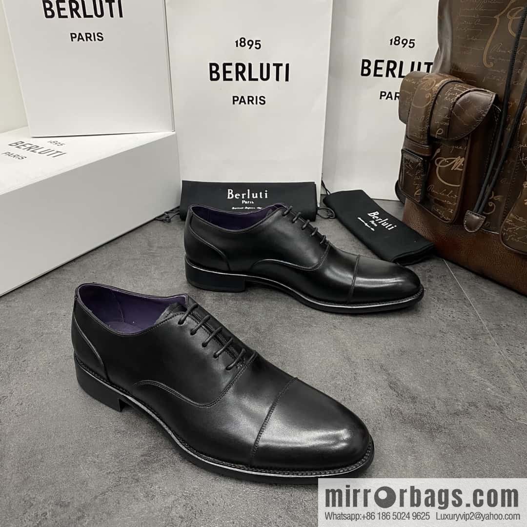 Hot Sale Returns Burlut Galet Hand Polished Cowhide Oxford Shoes