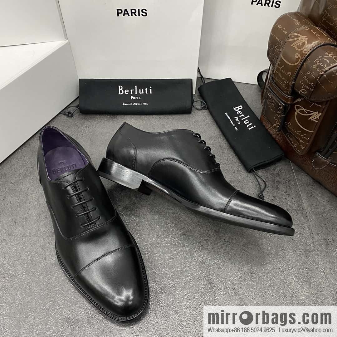 Hot Sale Returns Burlut Galet Hand Polished Cowhide Oxford Shoes