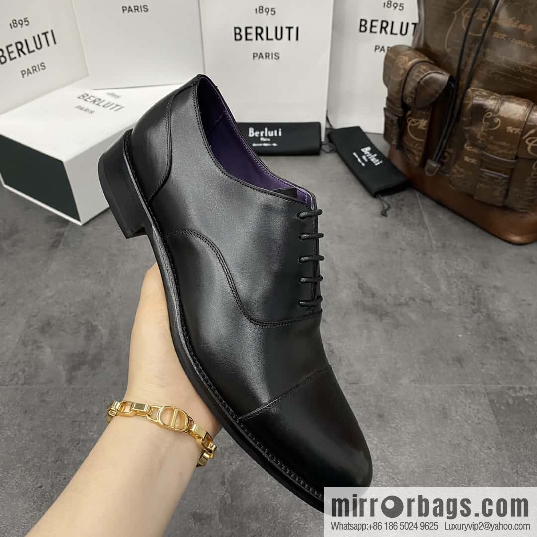 Hot Sale Returns Burlut Galet Hand Polished Cowhide Oxford Shoes