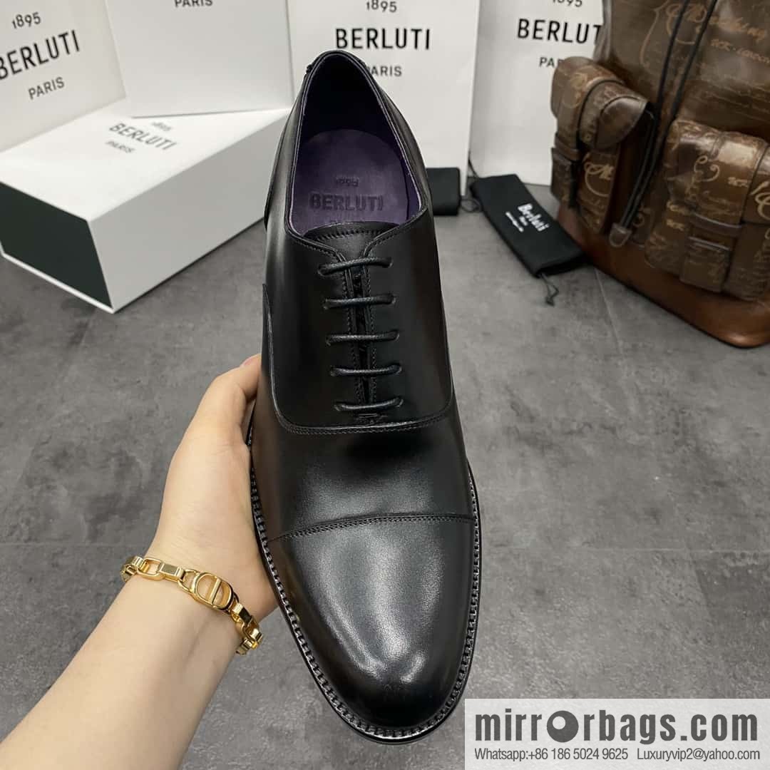 Hot Sale Returns Burlut Galet Hand Polished Cowhide Oxford Shoes