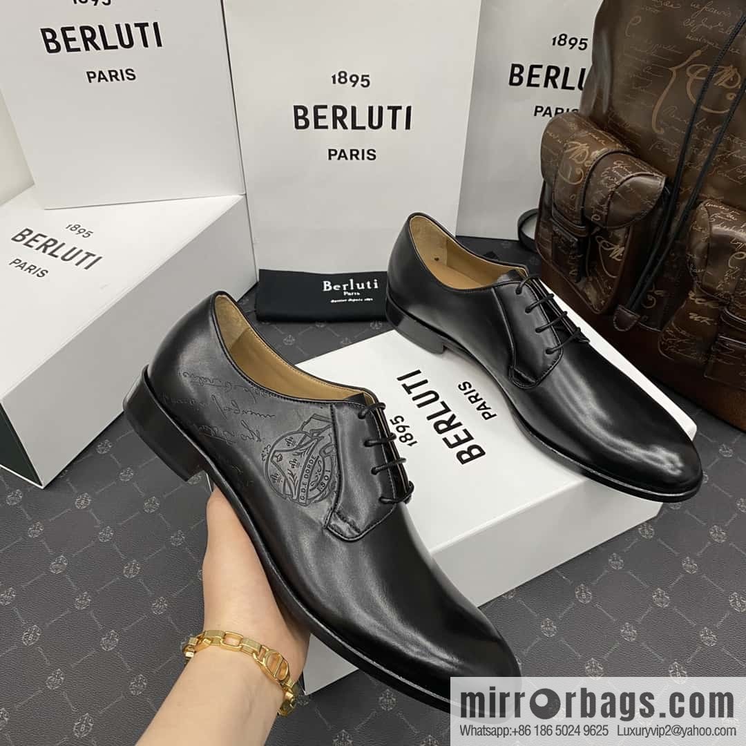 Hot Sale Returns Burlut Galet Hand Polished Cowhide Oxford Shoes