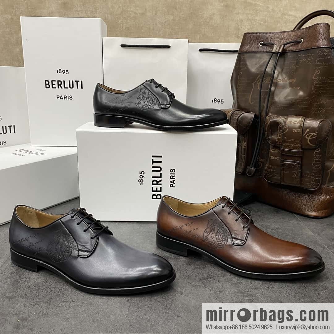 Hot Sale Returns Burlut Galet Hand Polished Cowhide Oxford Shoes