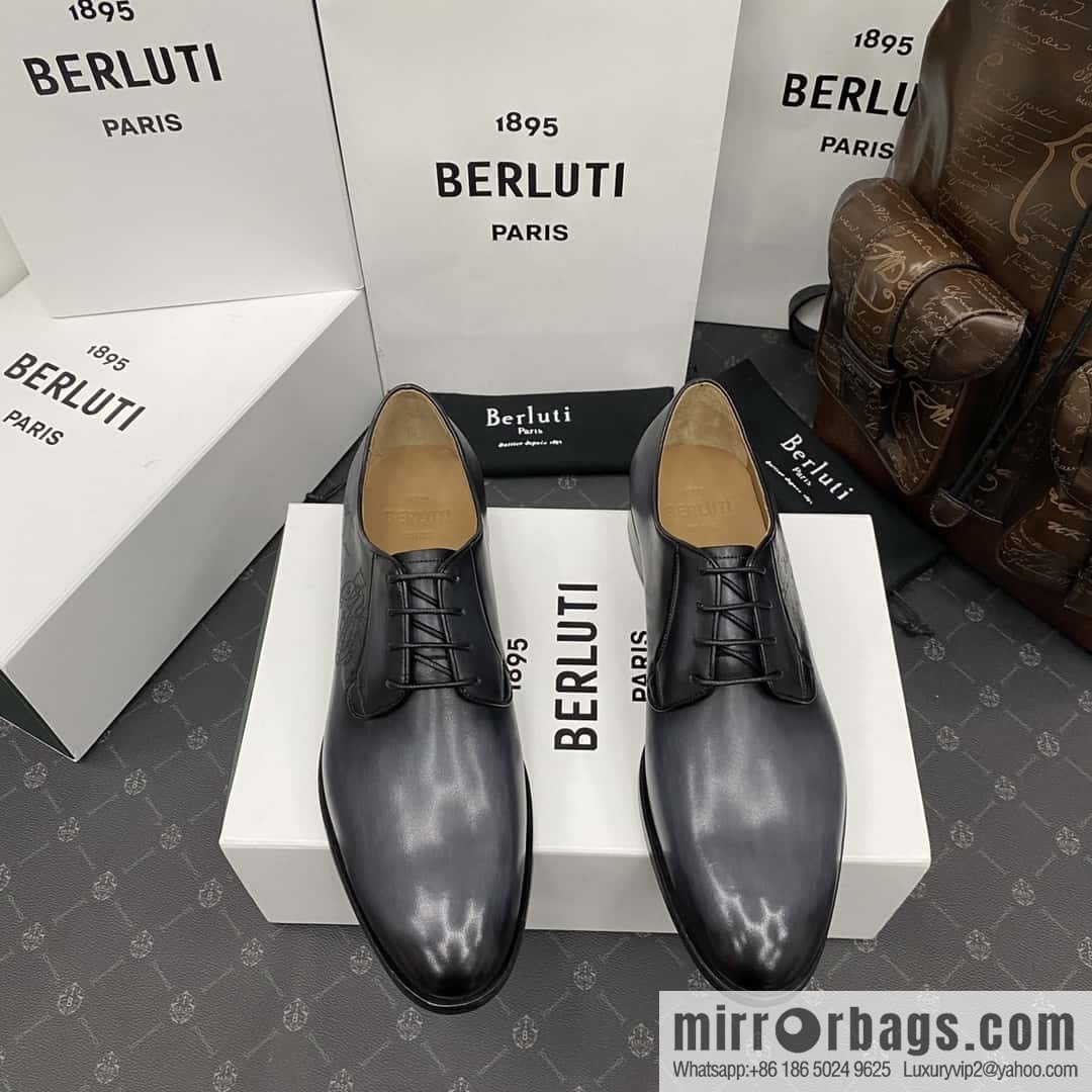 Hot Sale Returns Burlut Galet Hand Polished Cowhide Oxford Shoes