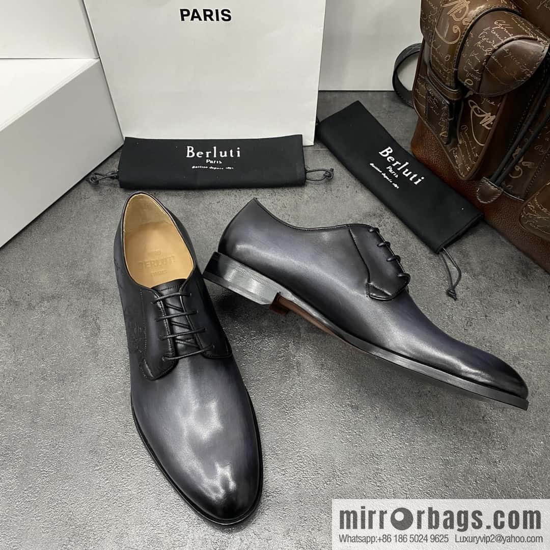 Hot Sale Returns Burlut Galet Hand Polished Cowhide Oxford Shoes