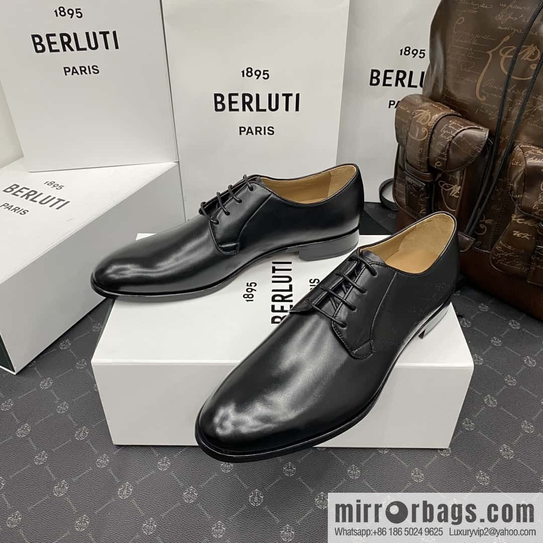 Hot Sale Returns Burlut Galet Hand Polished Cowhide Oxford Shoes