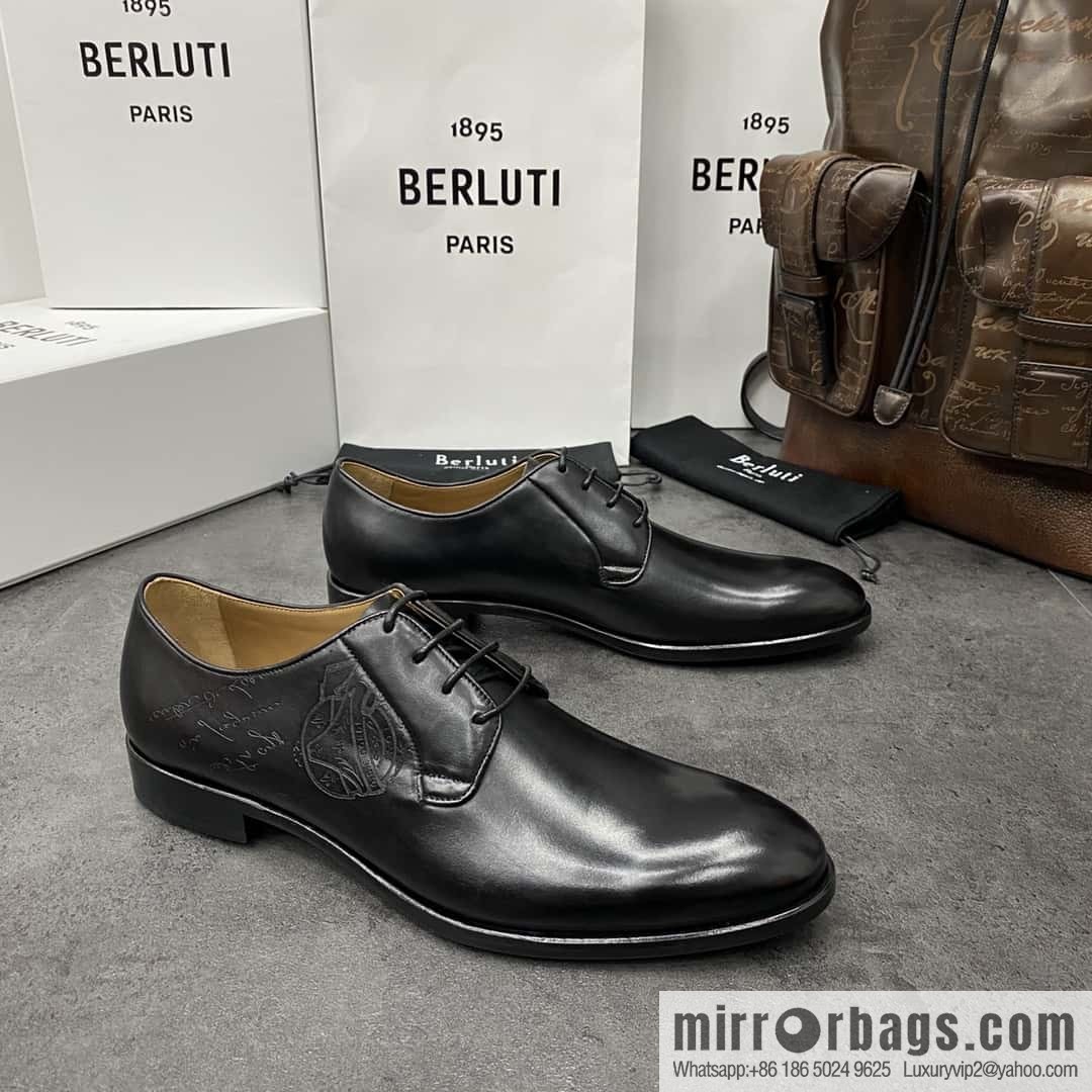 Hot Sale Returns Burlut Galet Hand Polished Cowhide Oxford Shoes