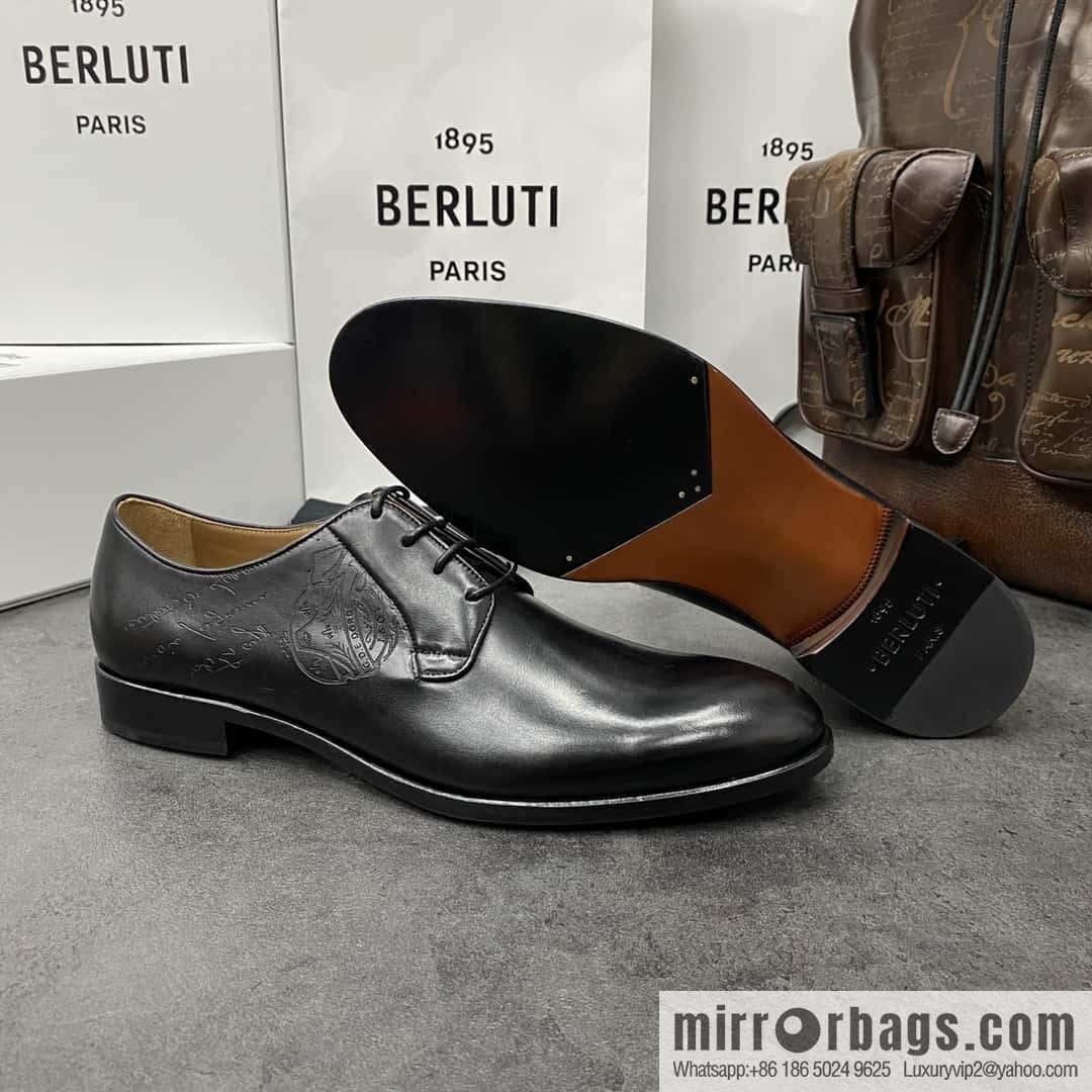 Hot Sale Returns Burlut Galet Hand Polished Cowhide Oxford Shoes