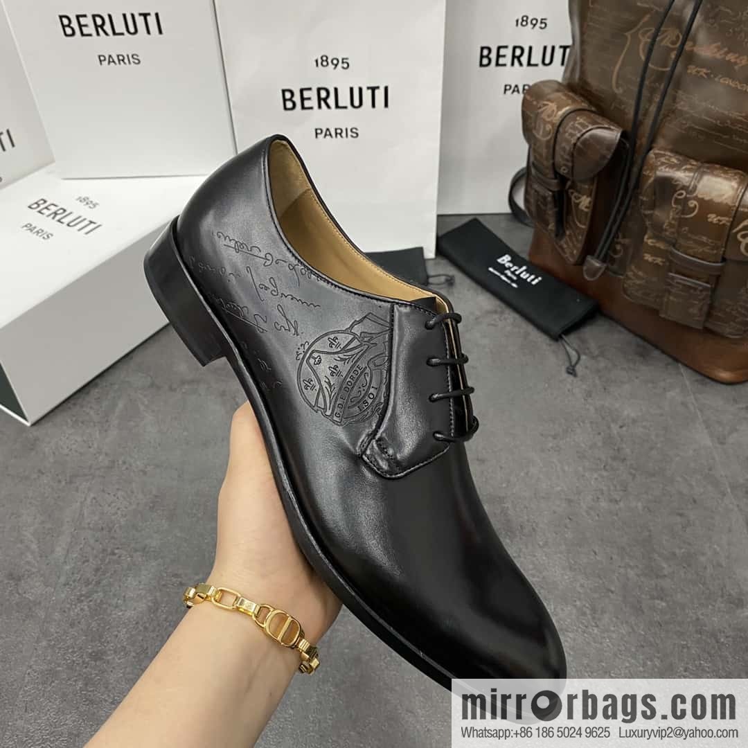 Hot Sale Returns Burlut Galet Hand Polished Cowhide Oxford Shoes