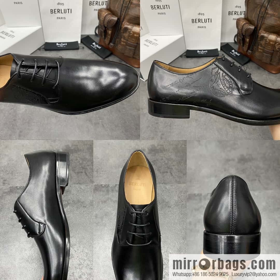 Hot Sale Returns Burlut Galet Hand Polished Cowhide Oxford Shoes