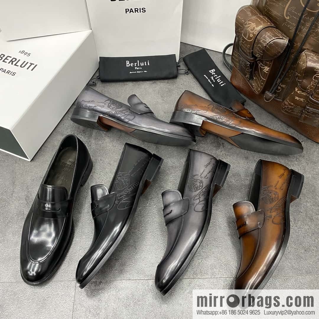 Hot Sale Returns Burlut Galet Hand Polished Cowhide Oxford Shoes
