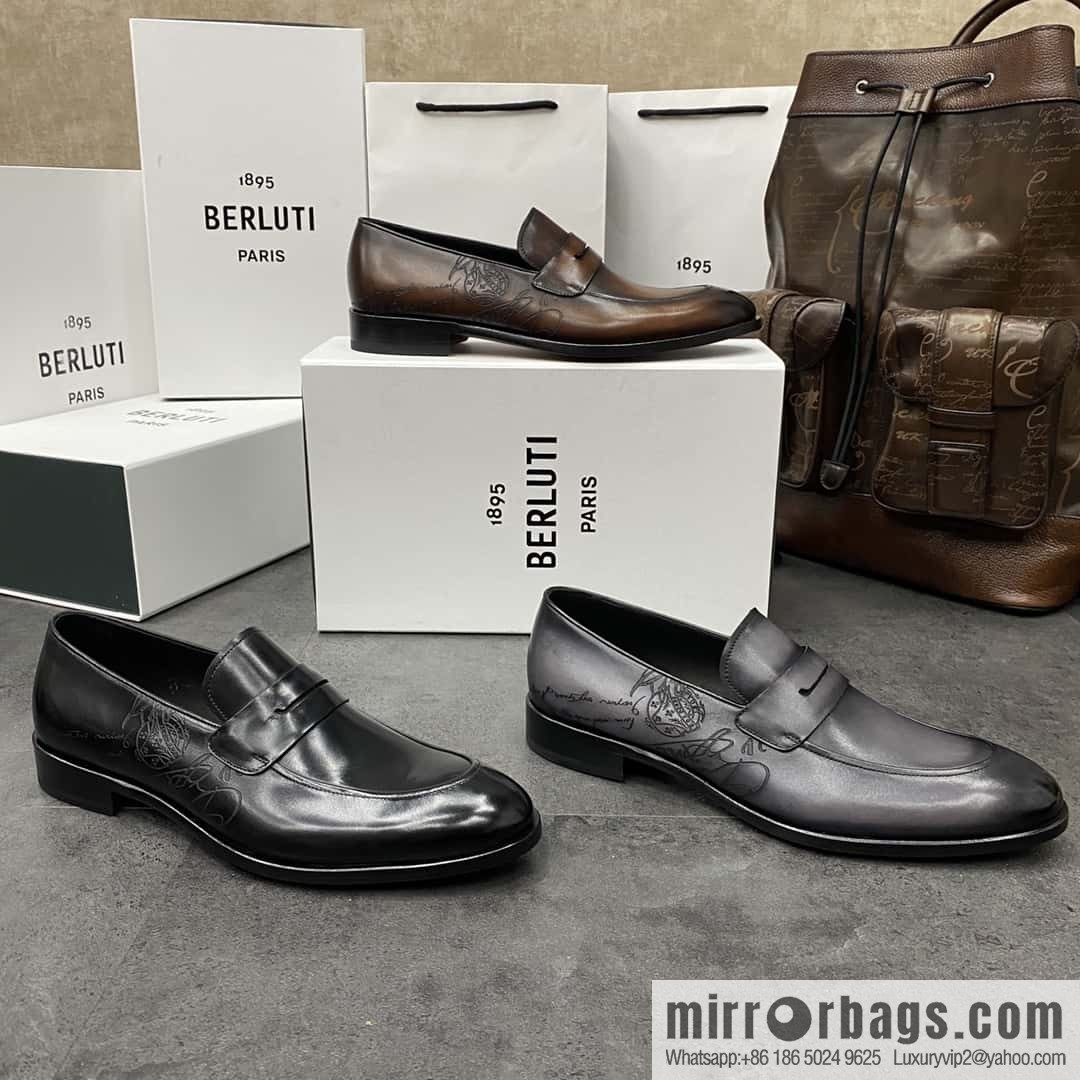 Hot Sale Returns Burlut Galet Hand Polished Cowhide Oxford Shoes