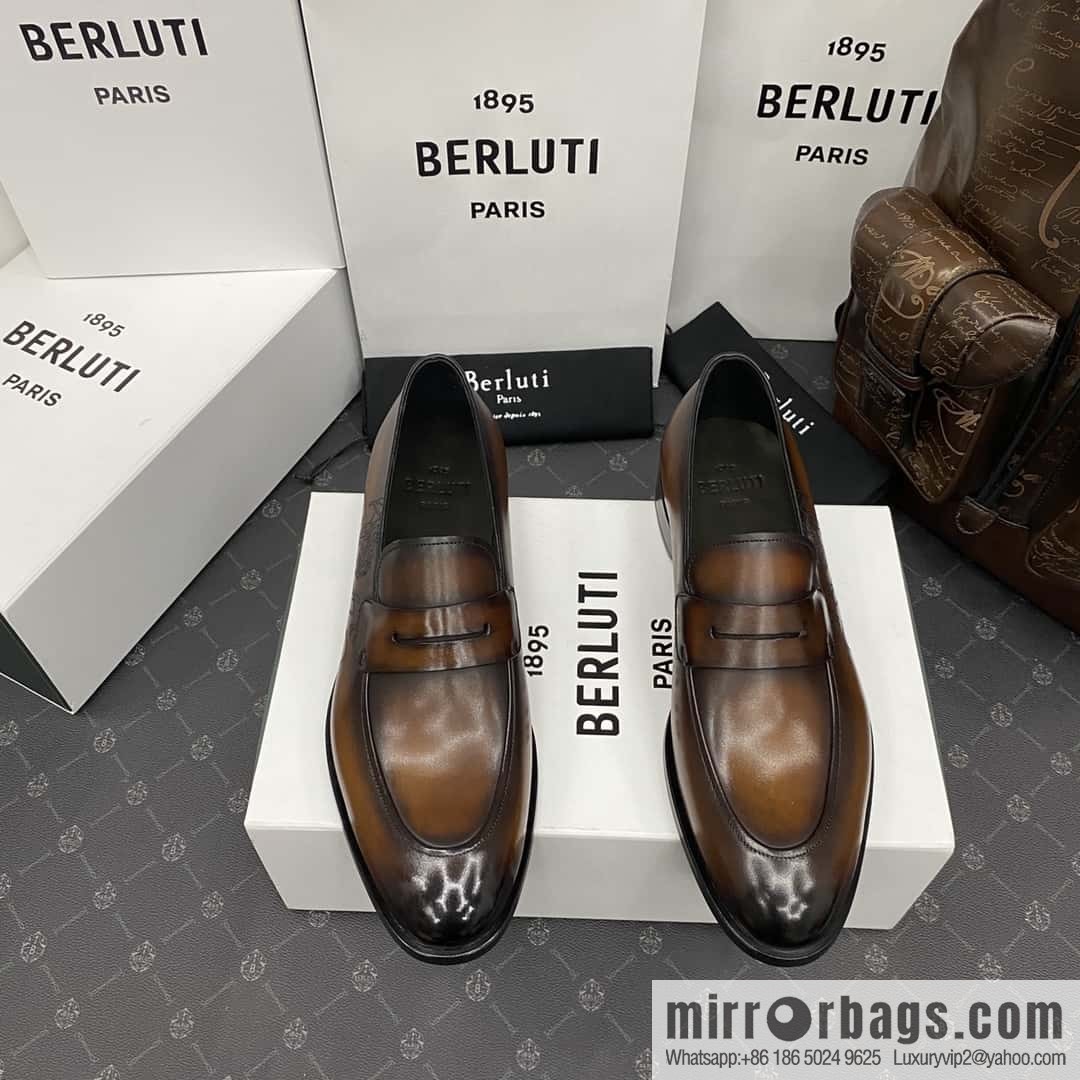 Hot Sale Returns Burlut Galet Hand Polished Cowhide Oxford Shoes