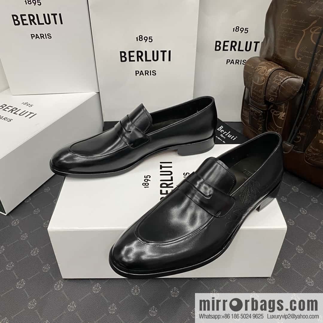 Hot Sale Returns Burlut Galet Hand Polished Cowhide Oxford Shoes