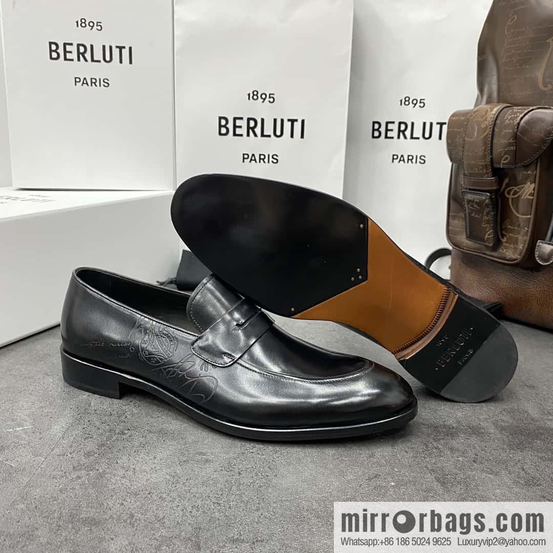 Hot Sale Returns Burlut Galet Hand Polished Cowhide Oxford Shoes