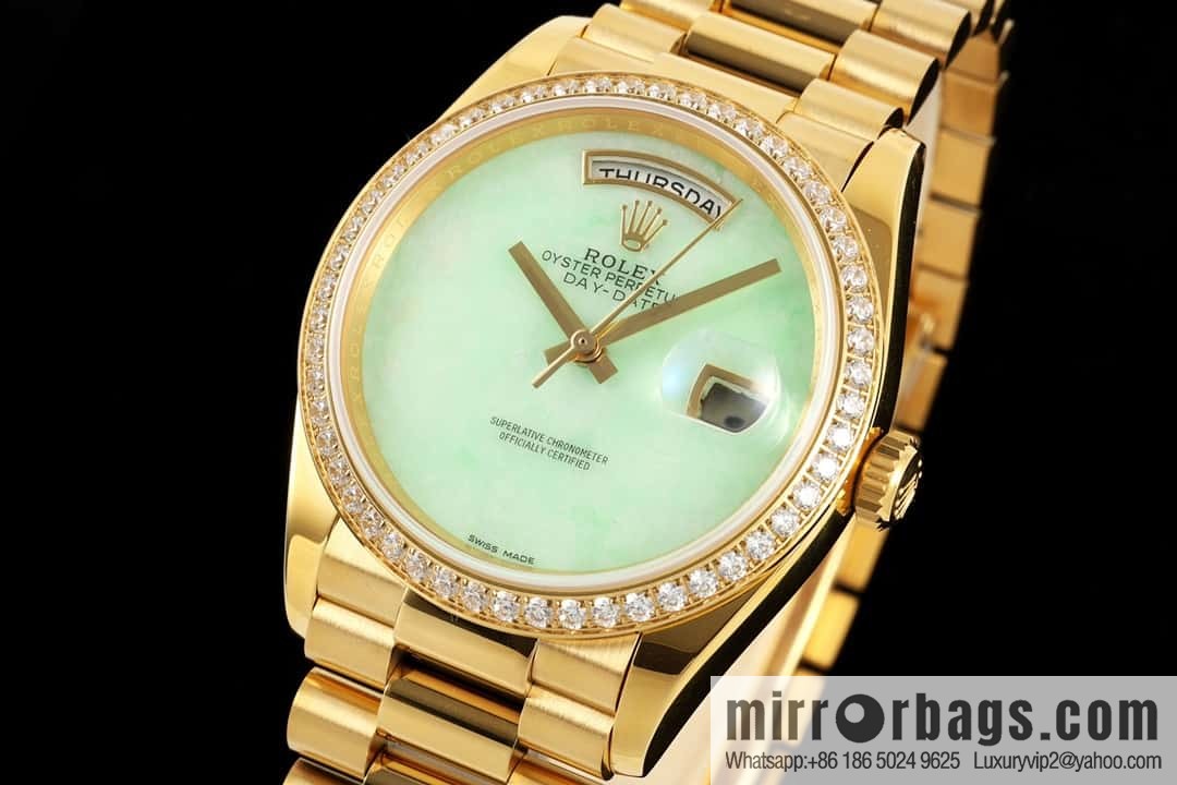 ROLEX Rolex Sunday 36mm DD Jewel Disc Series Watch