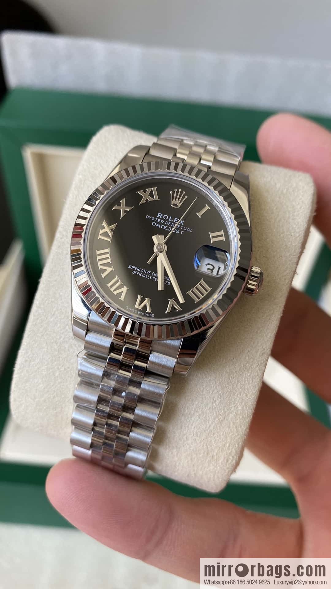Factory New Rolex Rolex Women's Oyster Diary Watch 31mm