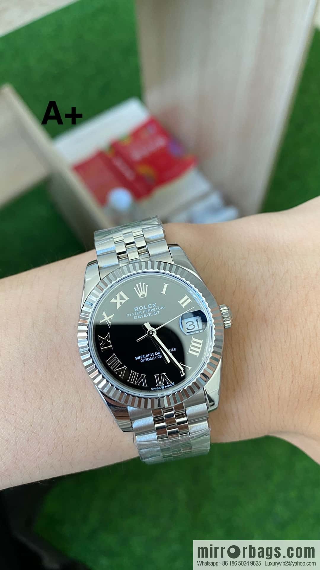 Factory New Rolex Rolex Women's Oyster Diary Watch 31mm
