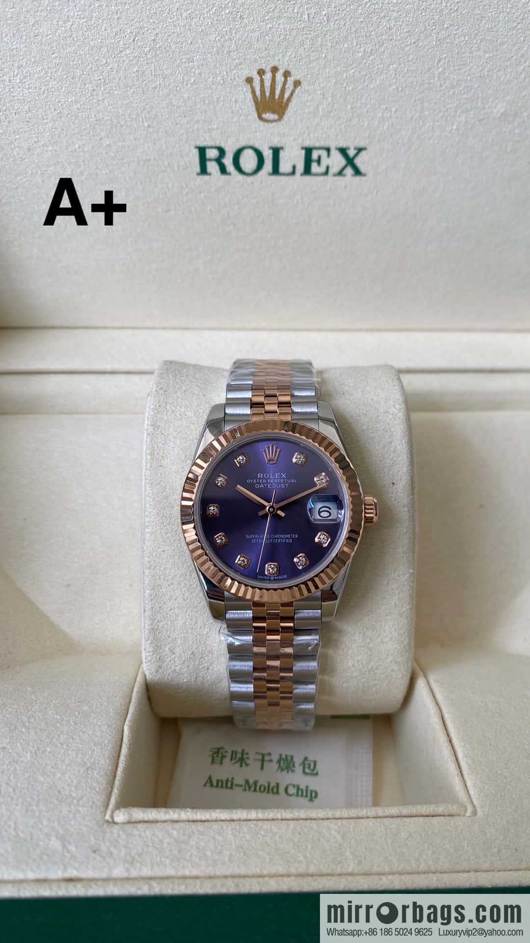 Factory New Rolex Rolex Women's Oyster Diary Watch 31mm