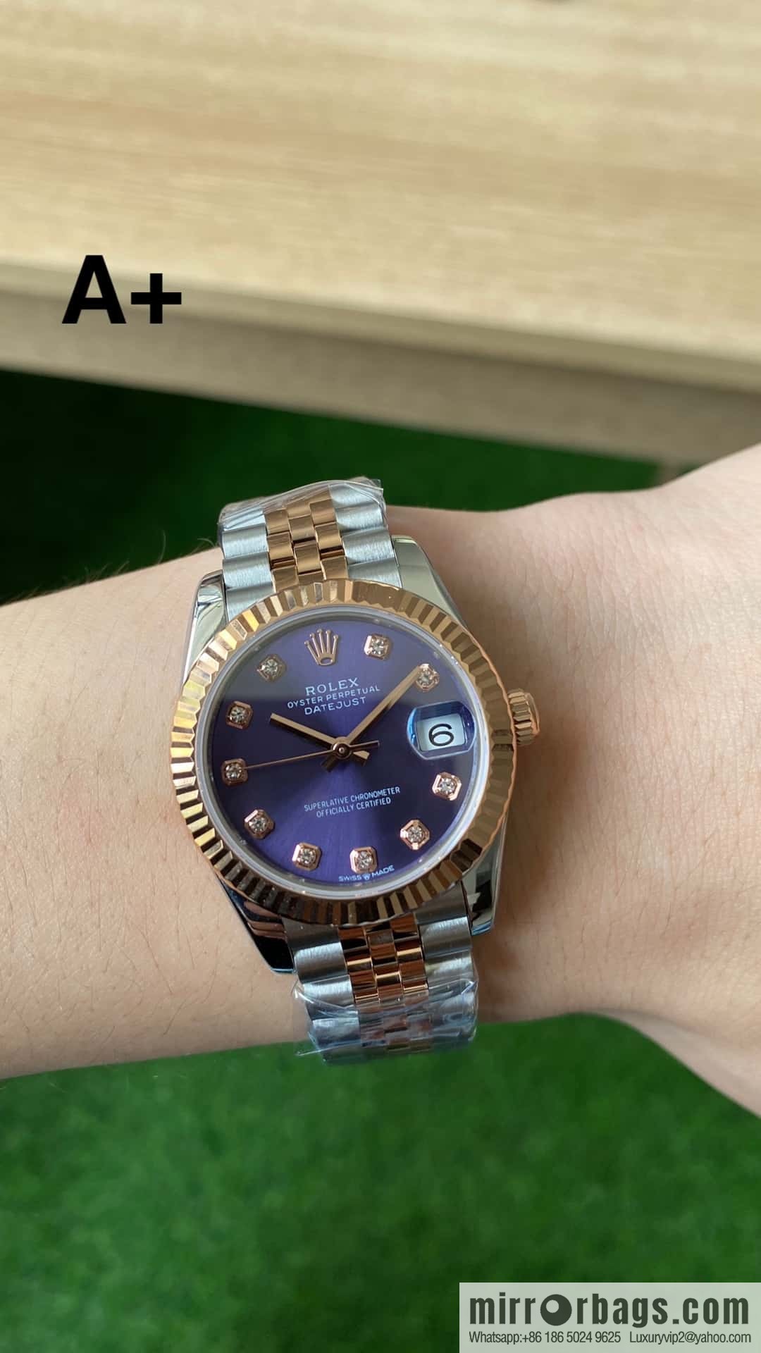 Factory New Rolex Rolex Women's Oyster Diary Watch 31mm