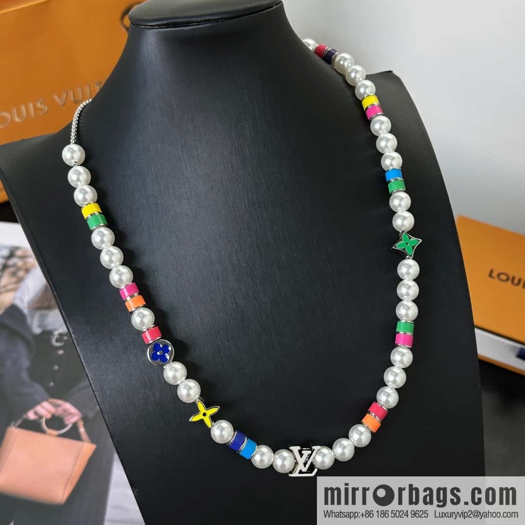 ❗️New ❗️ LV Louis Vuitton MNG PEARLS PARTY Necklace, Bracelet  ☀️