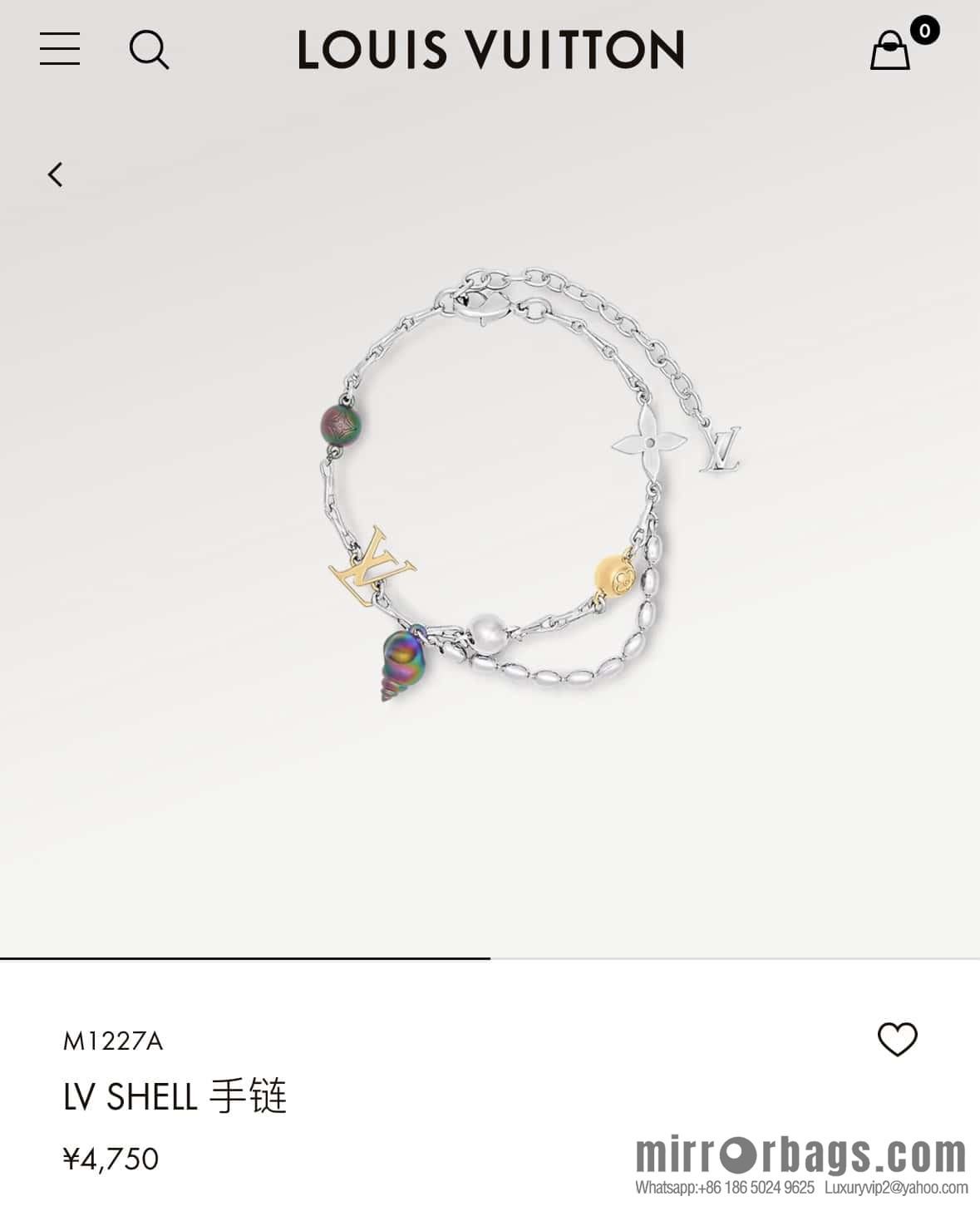 ❗️New ❗️ LV Louis Vuitton MNG PEARLS PARTY Necklace, Bracelet ☀️