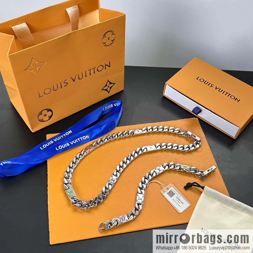 ❗️New ❗️ M01532 LV Louis Vuitton MOSAIC Necklace Bracelet