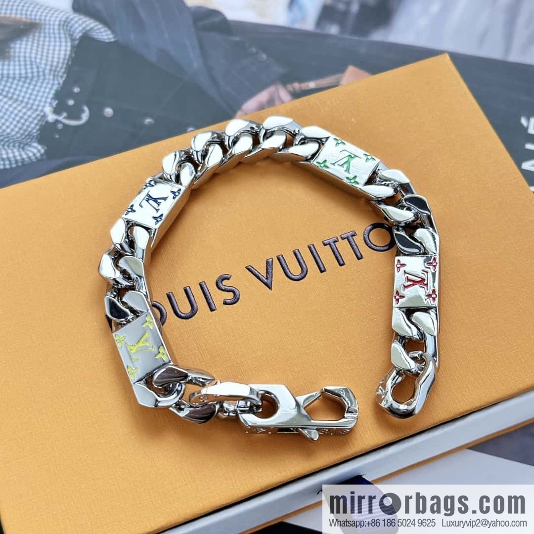 ❗️New ❗️ M01532 LV Louis Vuitton MOSAIC Necklace Bracelet