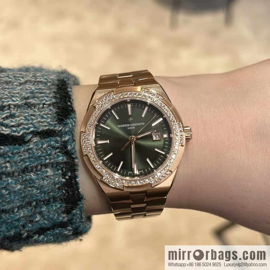 VC Vacheron Constantin's new Overseas vertical and horizontal series [Model] 4600V/4605v-200R/ACAL.1088/1 self-winding integrated movement